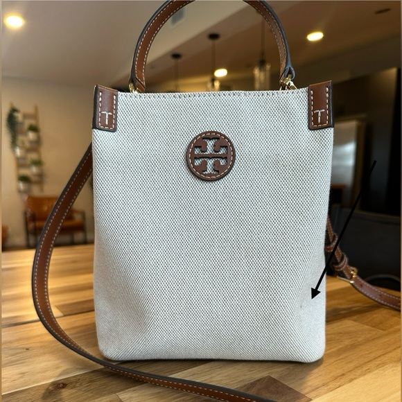Tory Burch Blake canvas bucket Bag - Picture 9 of 12